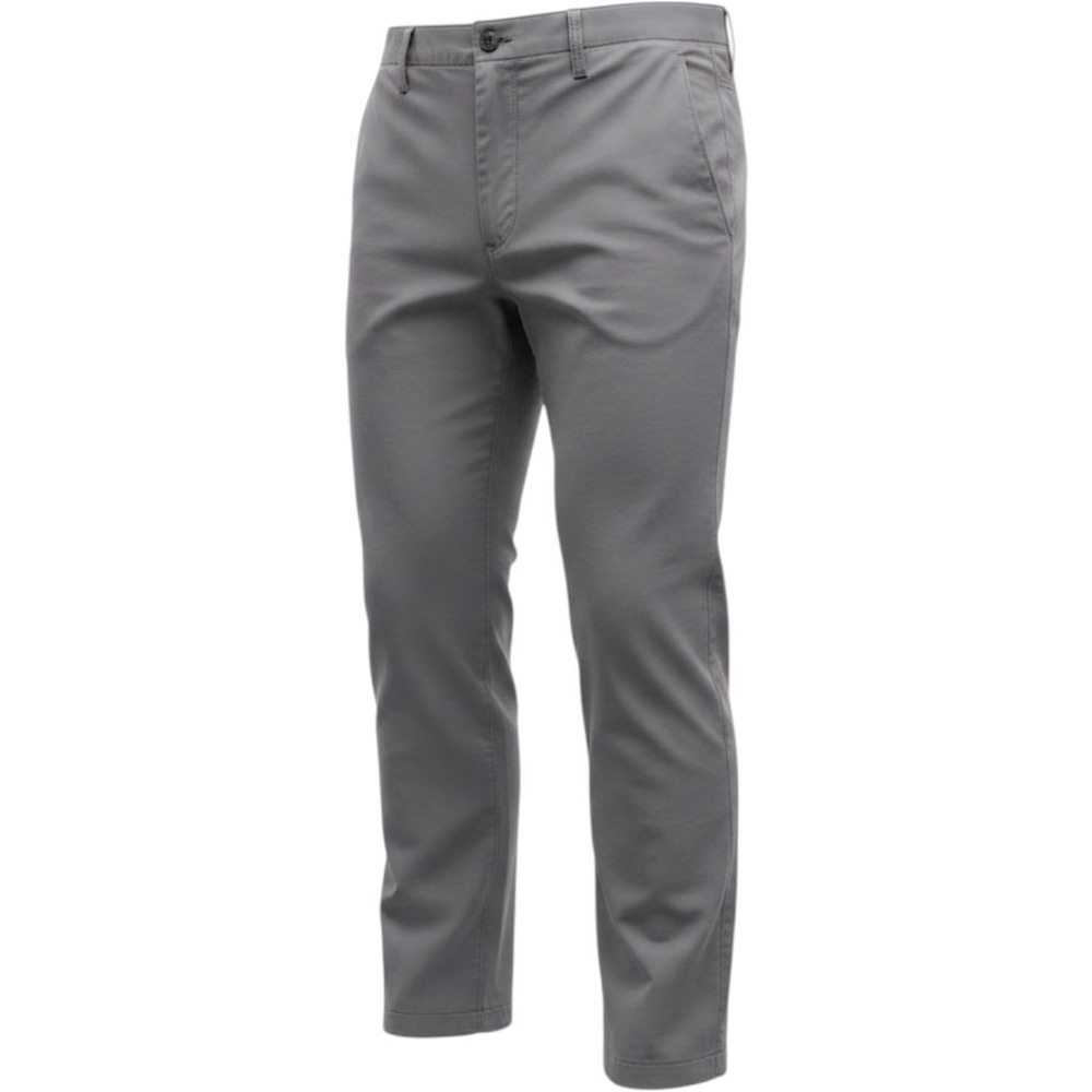 Brooks Brothers Men's W35xL32 Advantage Chino Clark Fit Grey Cotton Pants